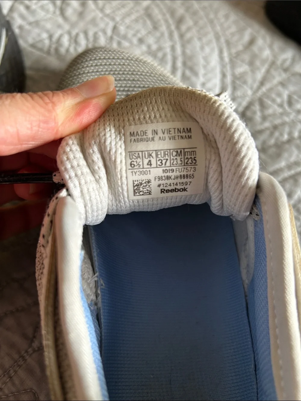 Reebok breathable knit