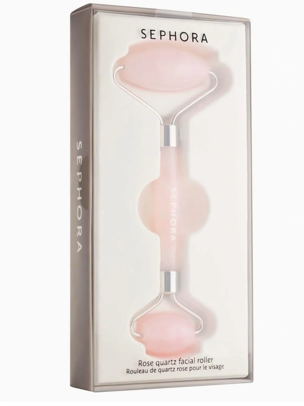 Sephora Rose Quartz Facial Roller - Light Pink
