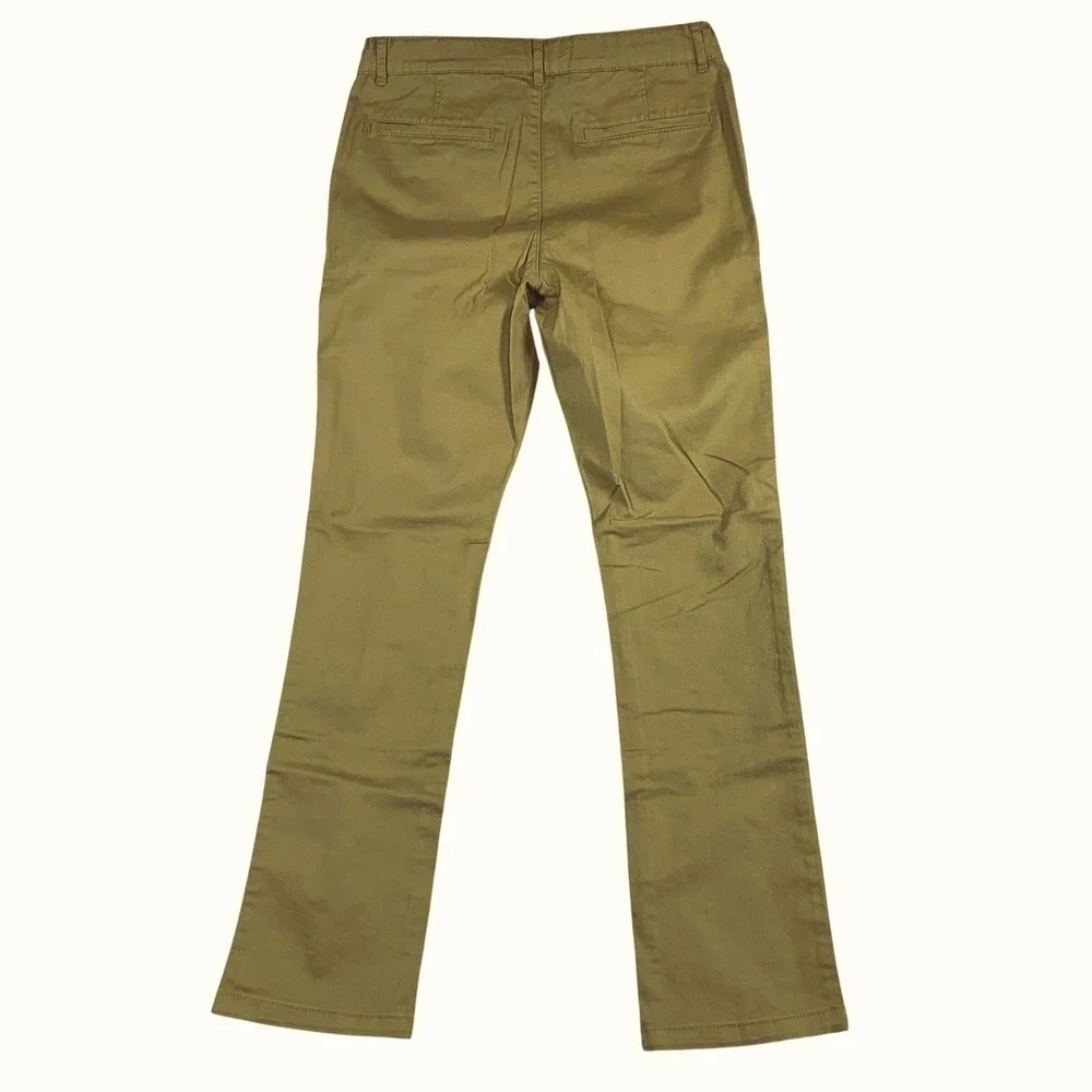 2-Pack The Children's Place Chino Pants BIG BOY Uniform 16 Tan Khaki Adjustable