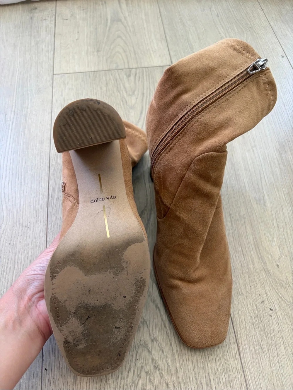 Dolce Vita tan suede