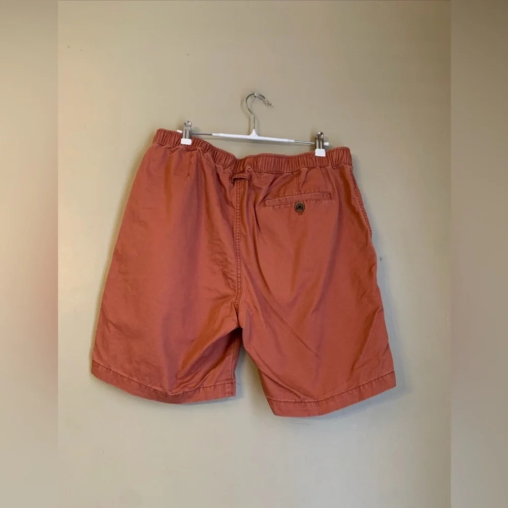 Weatherproof Drawstring Casual Shorts Mens Large Coral Inseam 7.5”