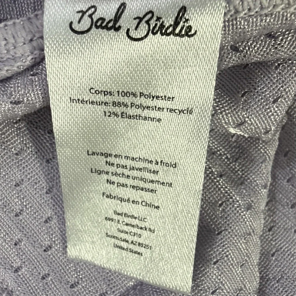 Bad Birdie Active Golf Shorts Men's Medium Lavender Performance Drawstring SS24