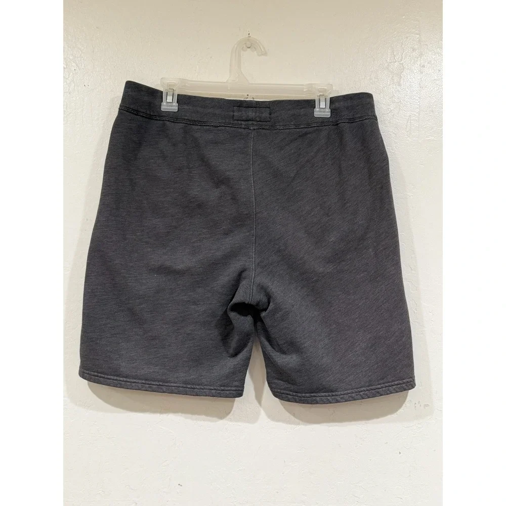 Abercrombie & Fitch Mens Logo Sweat Shorts Gray Drawstring Fleece Large 128A0023