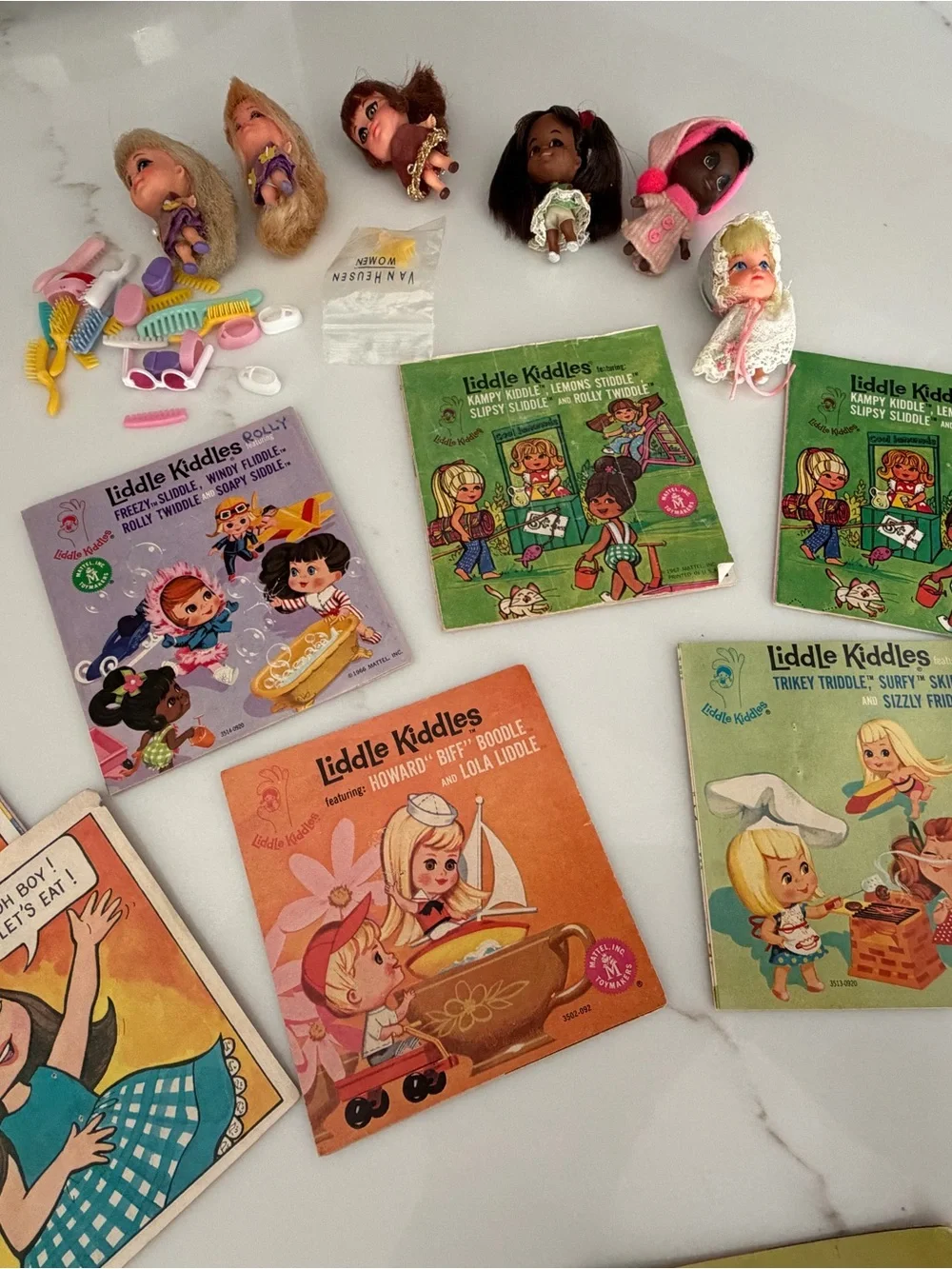 Mini Doll Collection - Pink, White, Green, Blonde