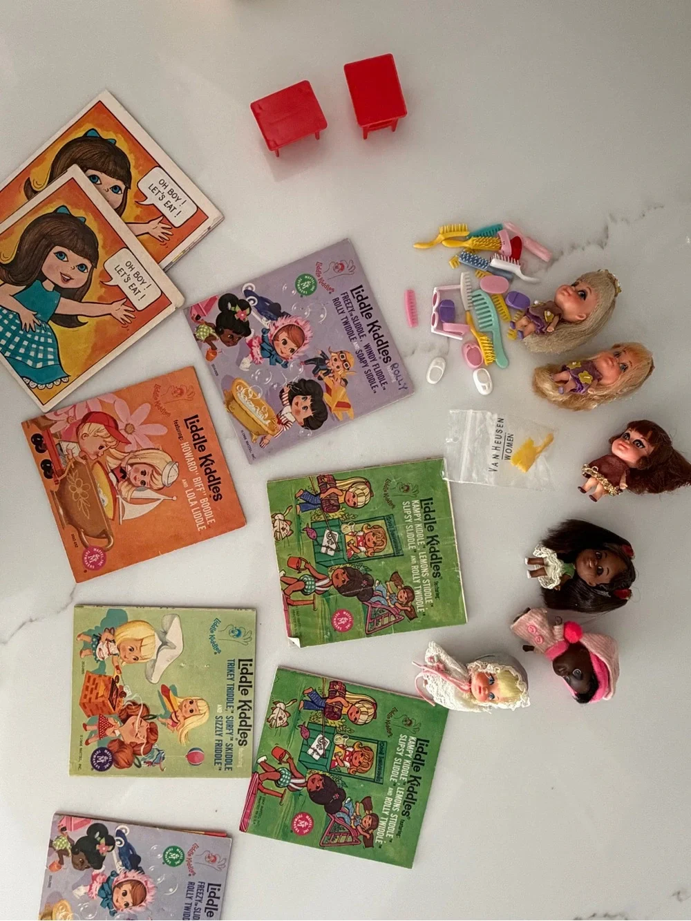 Mattel Liddle Kiddle mini dolls