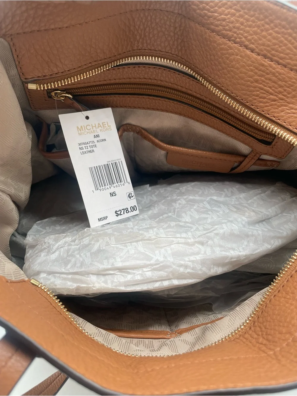 Michael Kors spacious pebbled