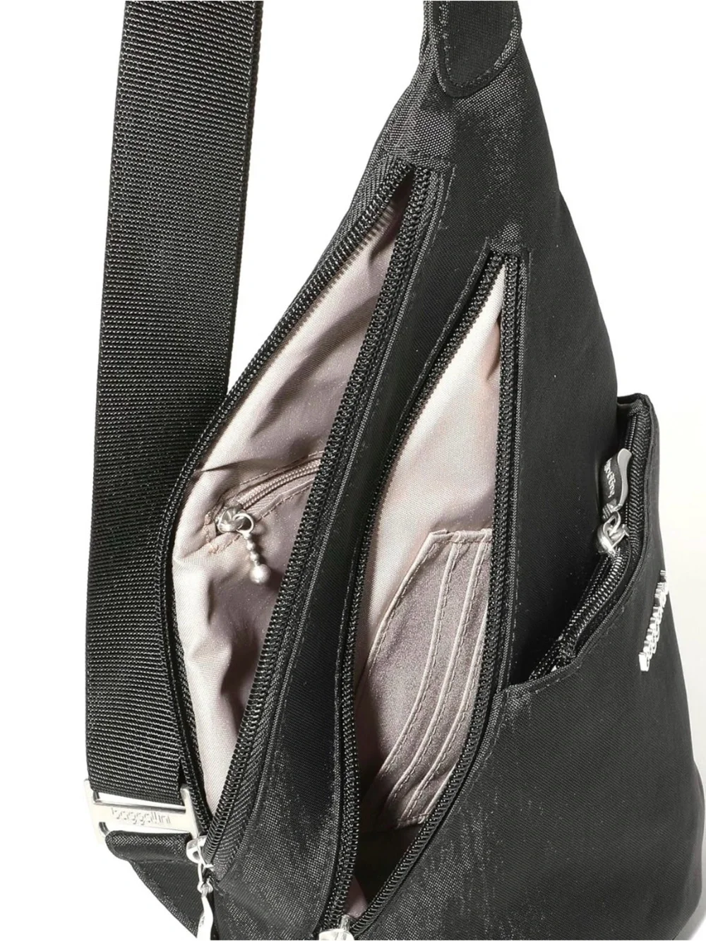 Baggallini Mini Sling Bag Crossbody 12x7 backpack adjustable shoulder strap