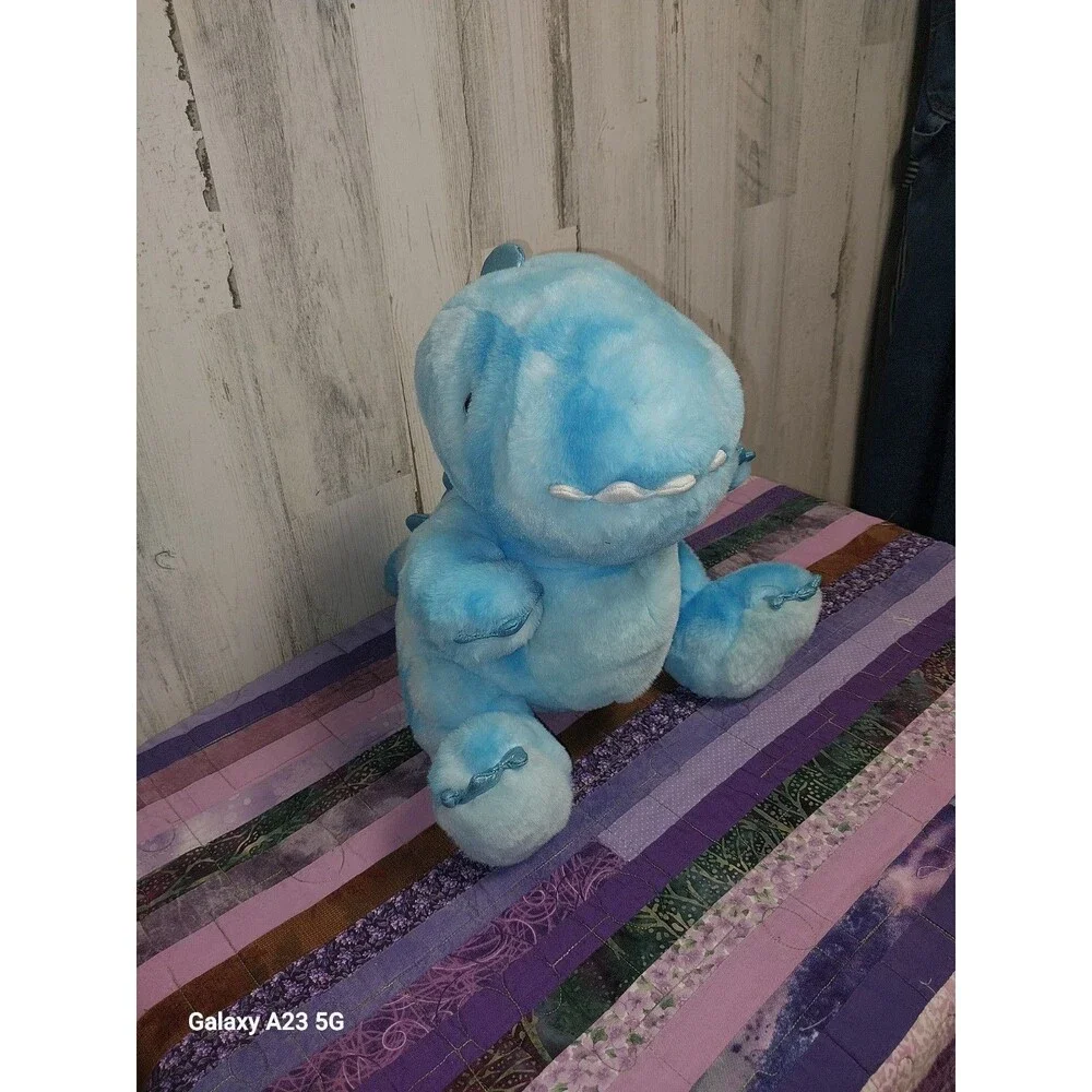 FAO Schwarz Glow Brights LED ROAR Sound Blue Dinosaur 11