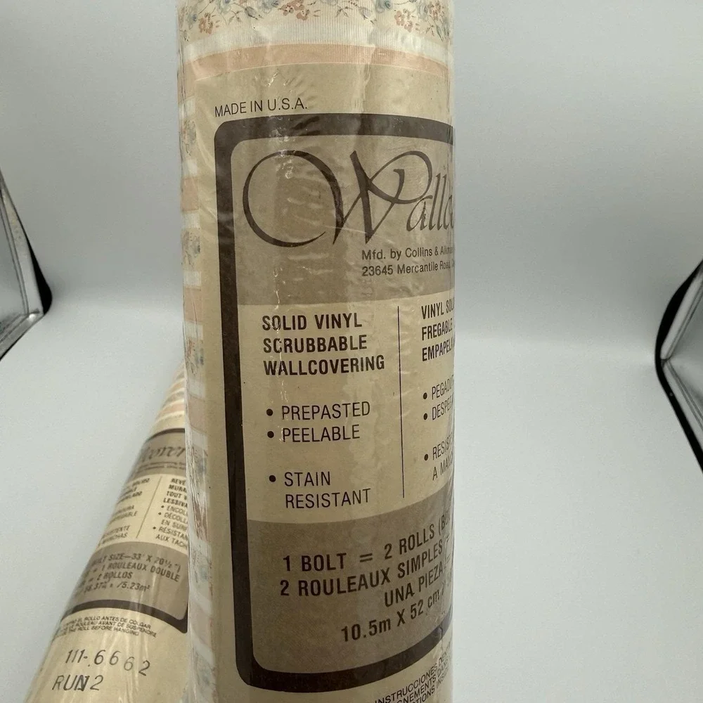 Collins & Aikman Wallcoverings vintage collins