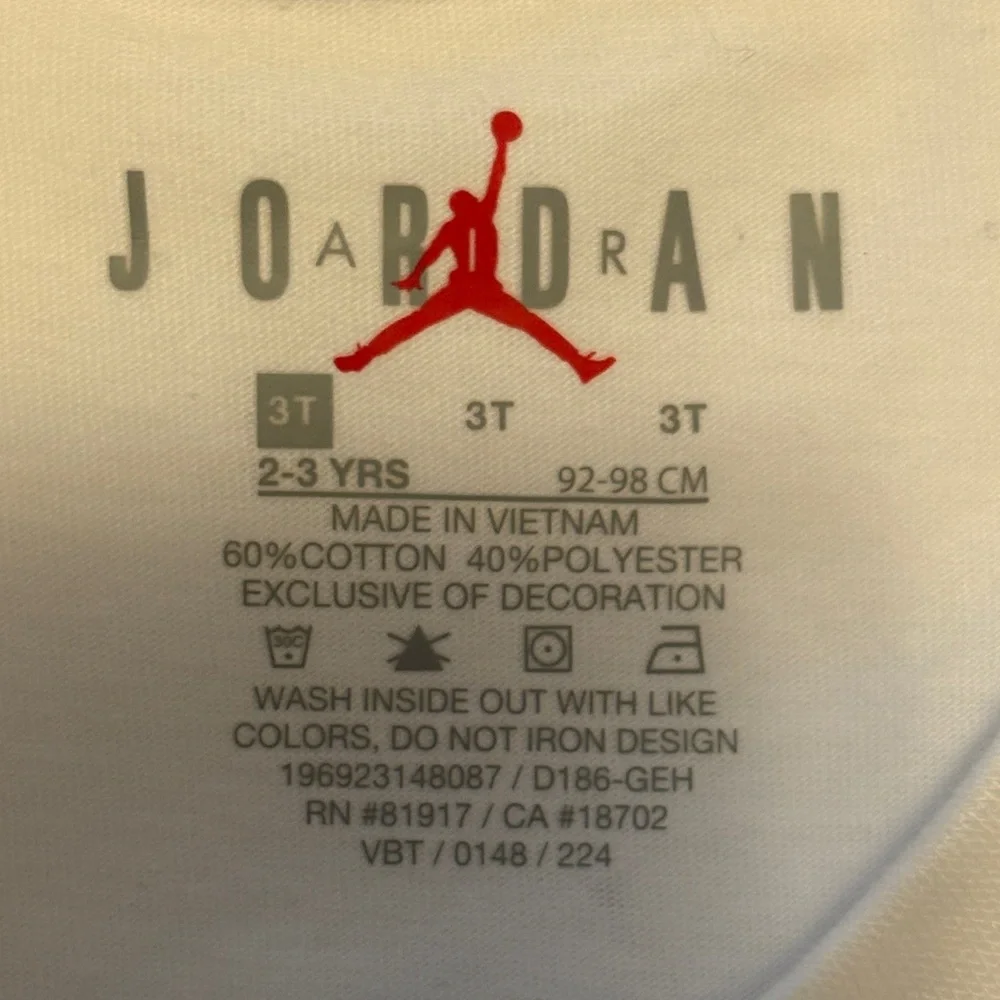 Jordan nwt size