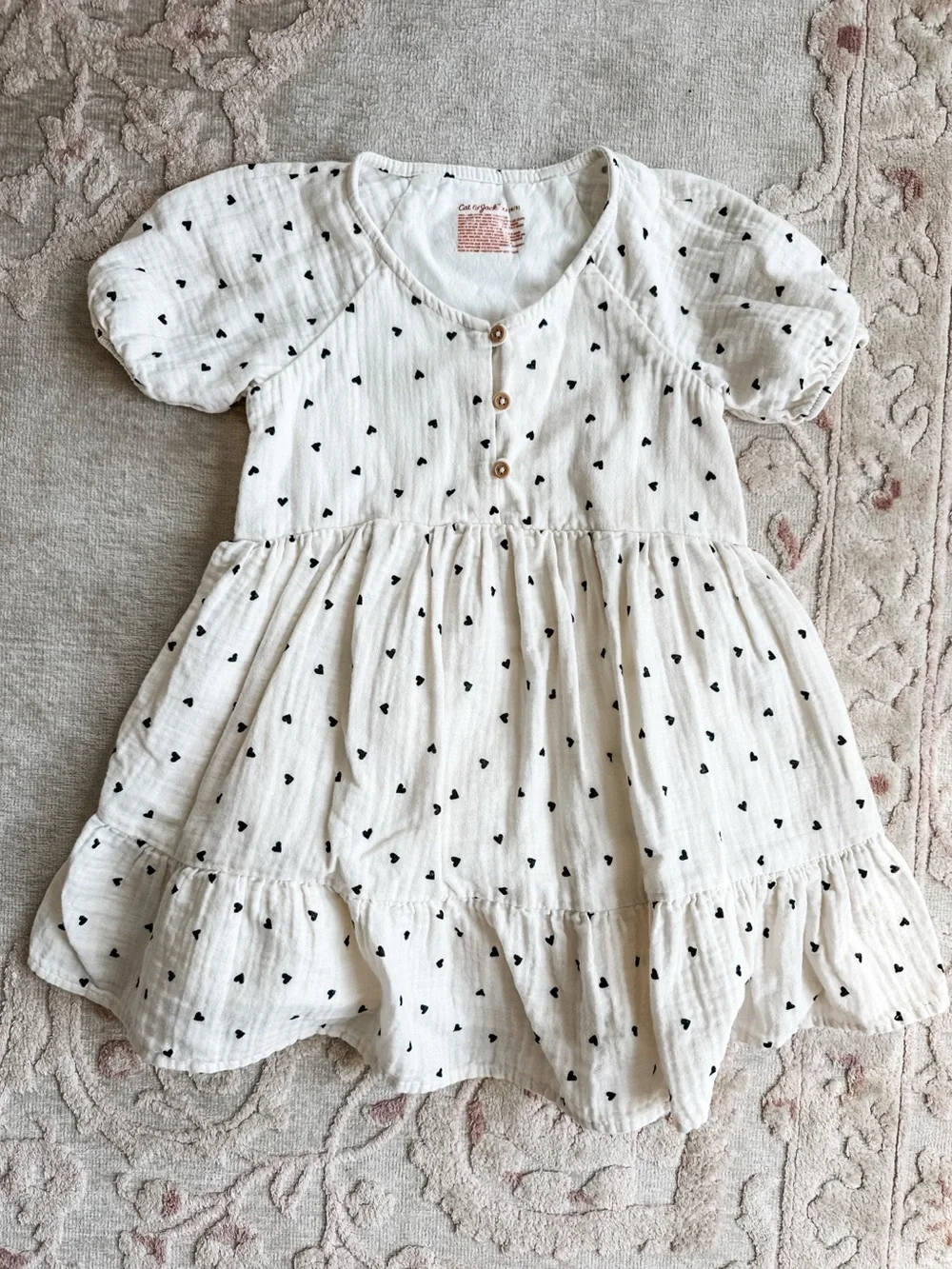 Cat & Jack Gauze Tiered Dress size XS