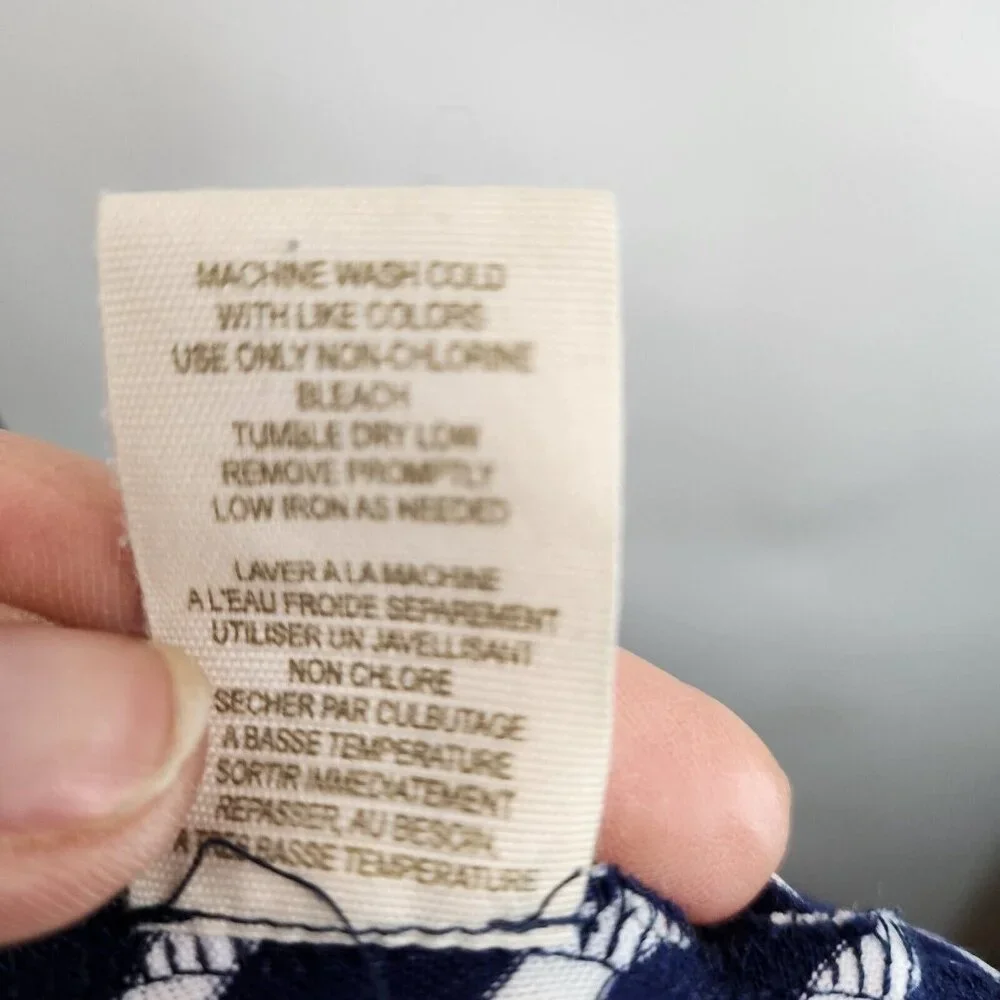 Vintage Free People Womens‎ BOHO Tank Top XS Blue White Embroidered Striped