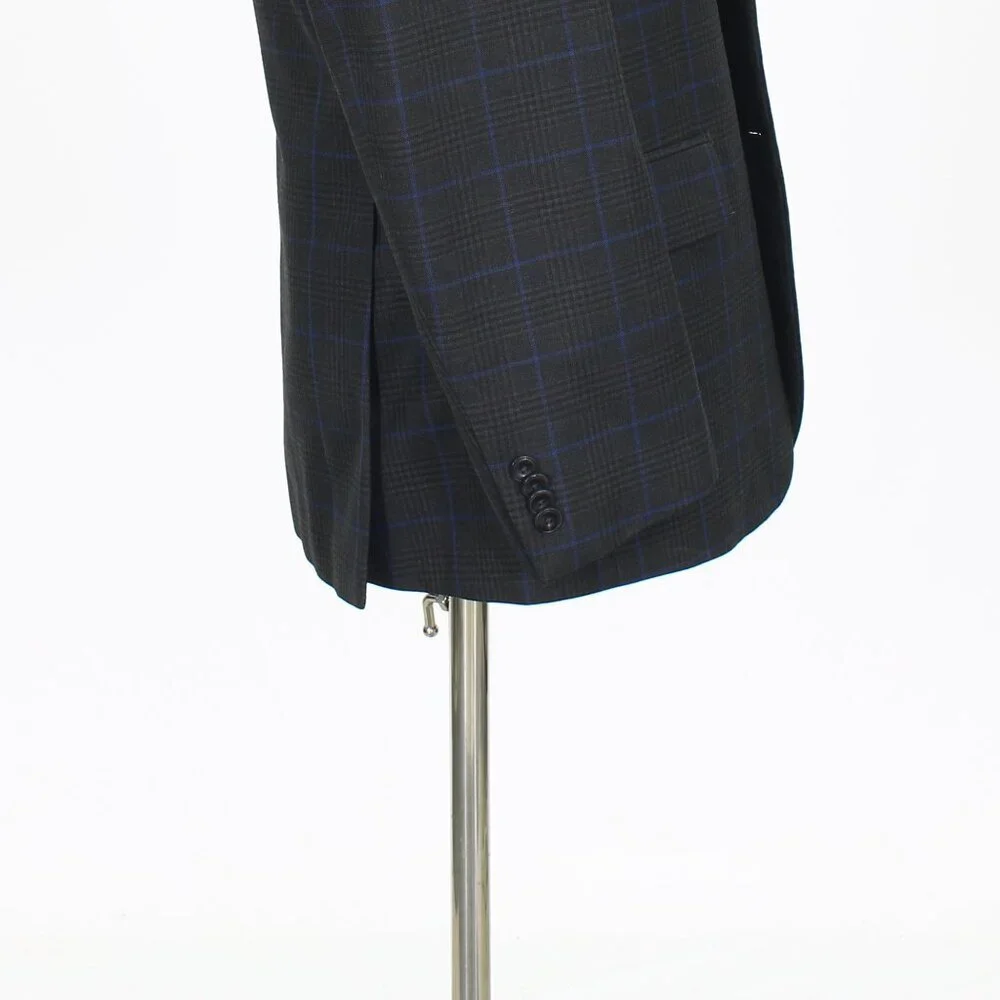 Michael Kors 38R Gray Check 2-Button Sport Coat Blazer Jacket T580