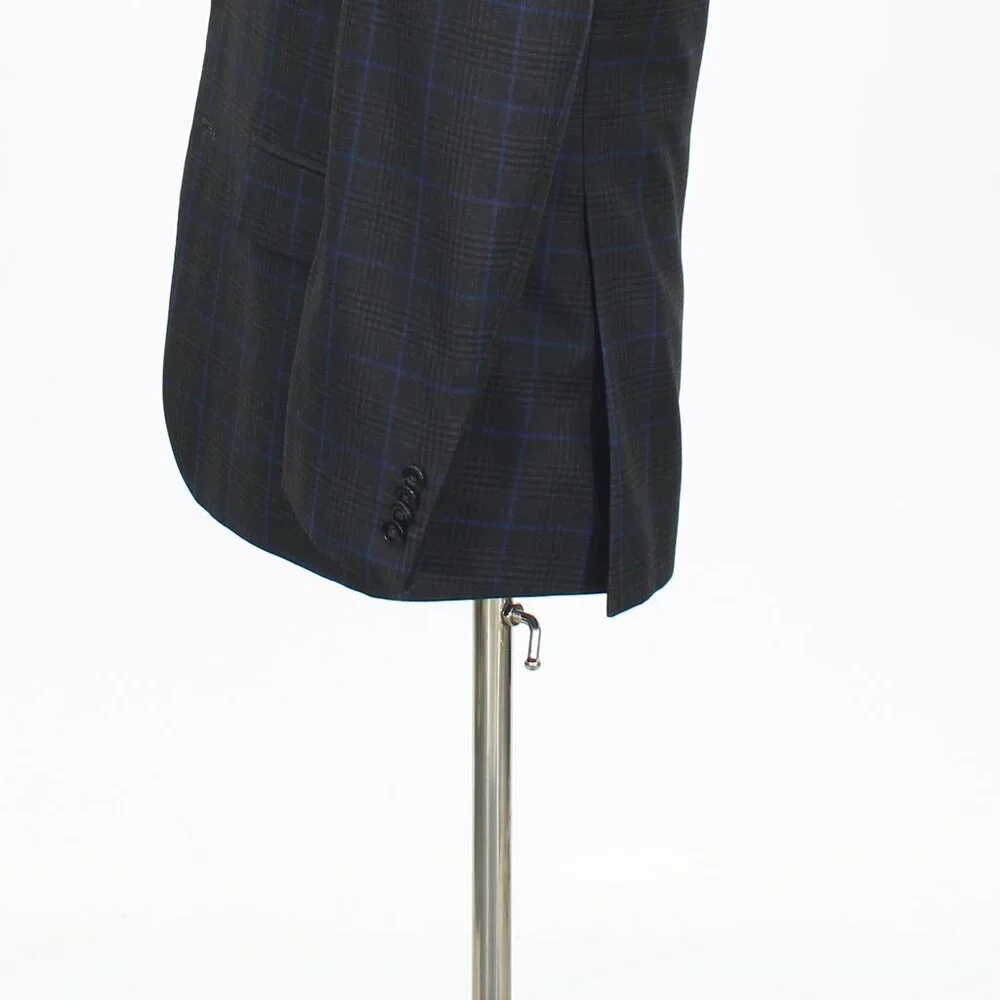 Michael Kors 38R Gray Check 2-Button Sport Coat Blazer Jacket T580