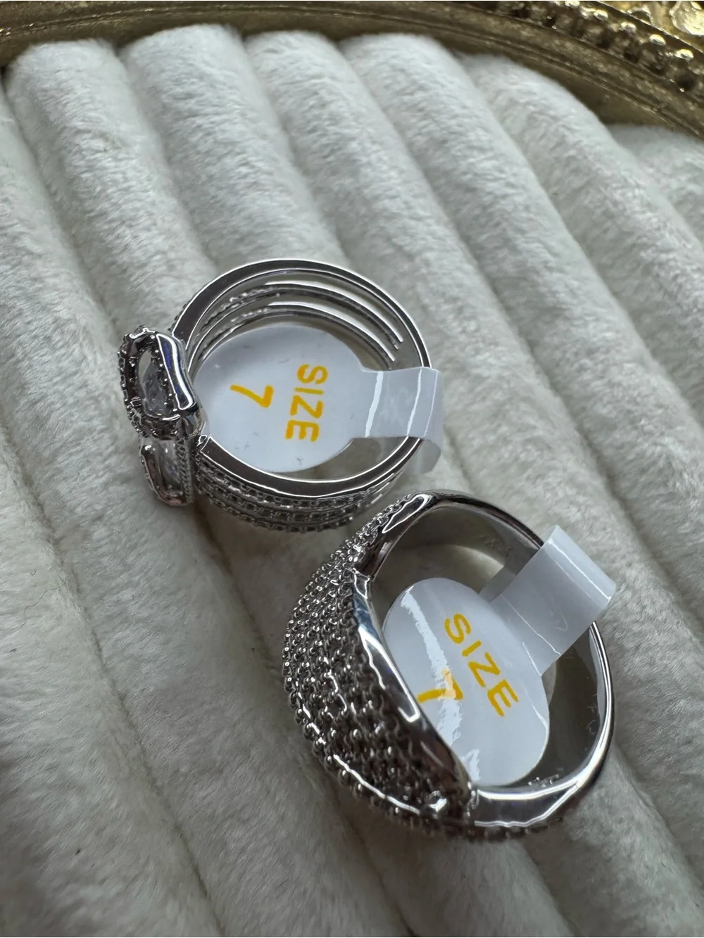 Audacious Dazzle and Bonus Ring - Bomb Party OG - Rhodium
