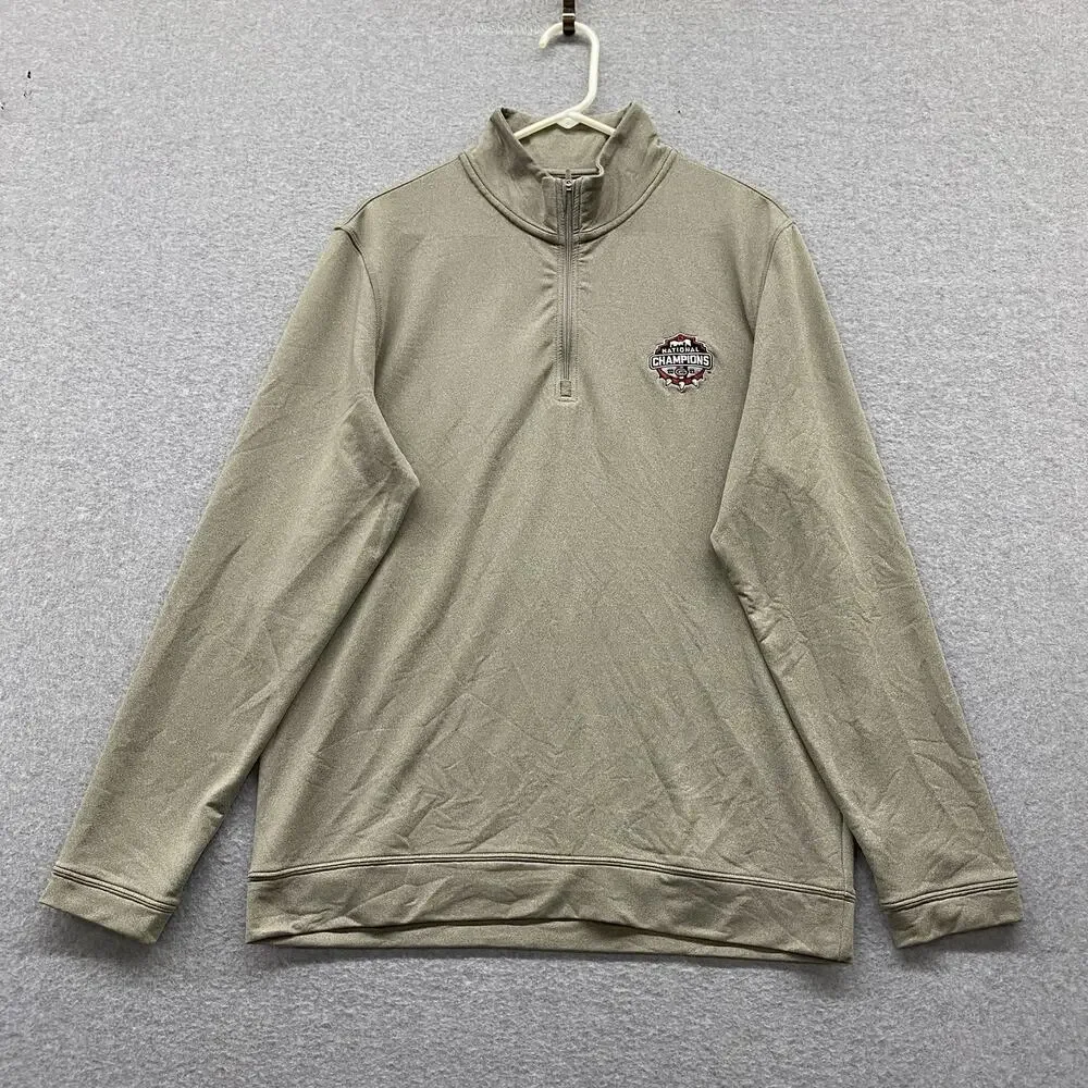 ONWARD RESERVE Georgia Bulldogs 1/4 Quarter Zip Performance Pullover Mens Large