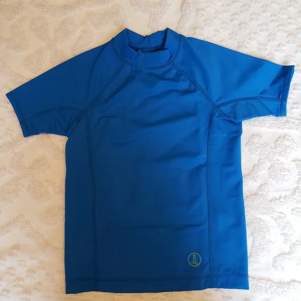 NWT Kids Lands' End swim shirt/rashguard size 4