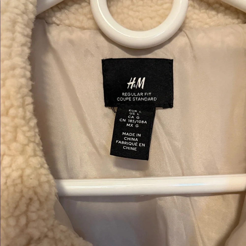 H&M sherpa shacket