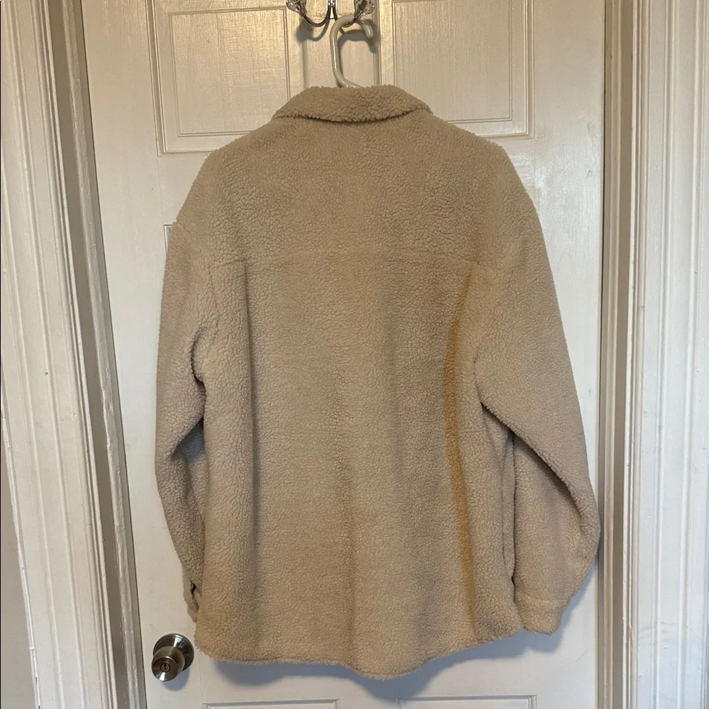 H&M sherpa shacket