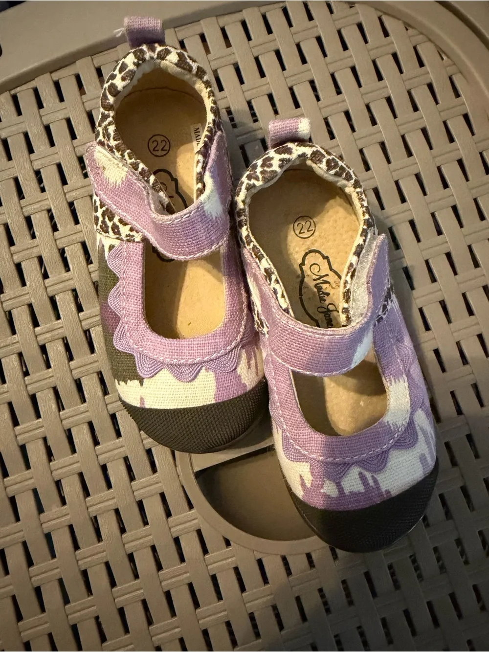 Matilda Jane Purple and White Canvas Shoes