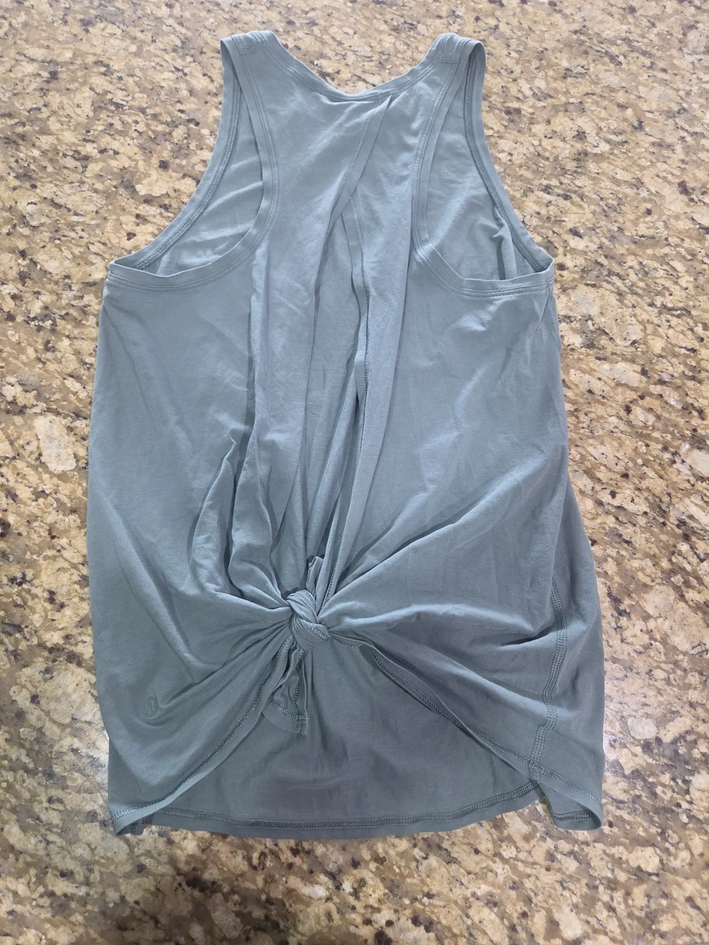 lululemon athletica All Tied Up Sage Green Twist-Back Tank