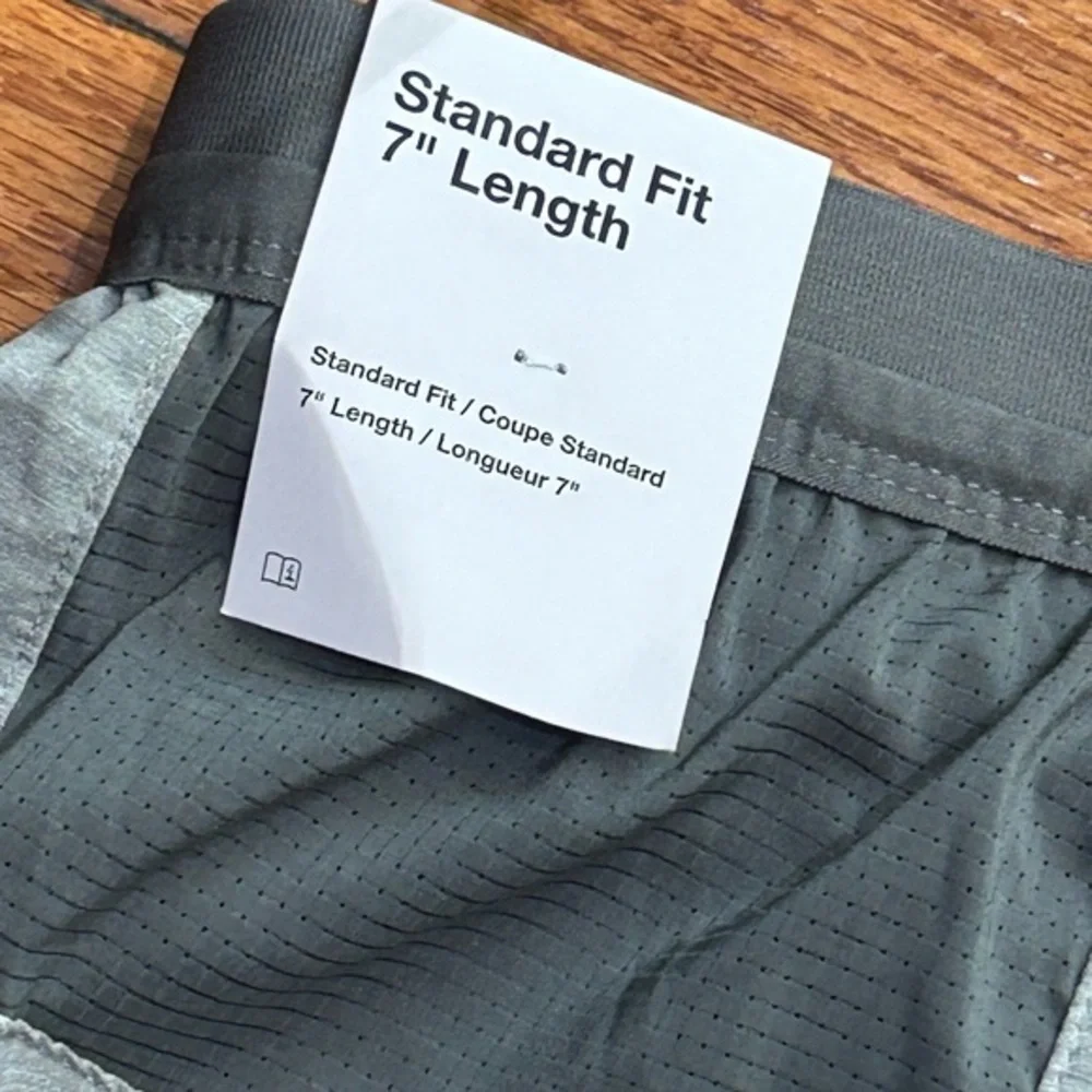 Nike men’s running shorts drifit gray lined pockets size small NWT‎