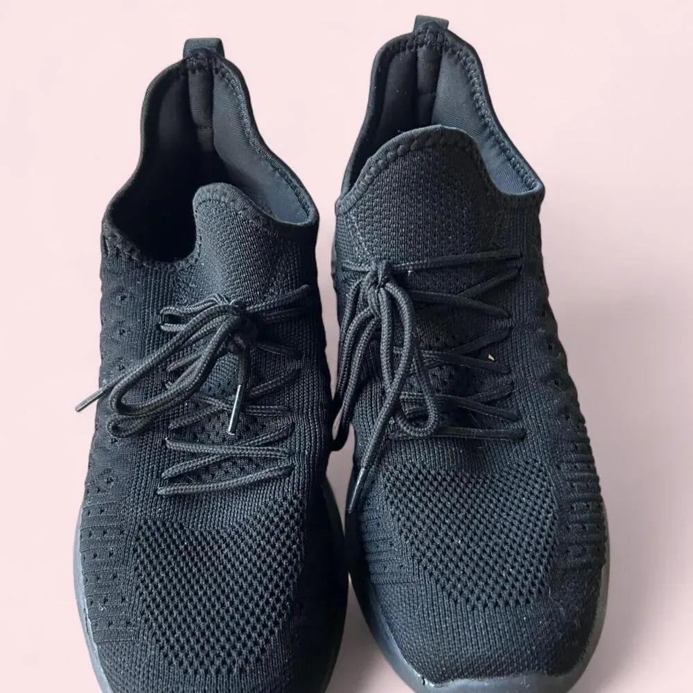 Black work sneakers