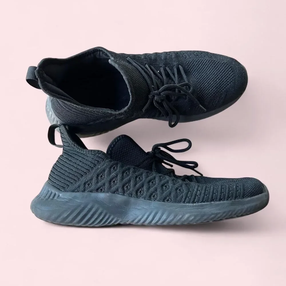 Black work sneakers