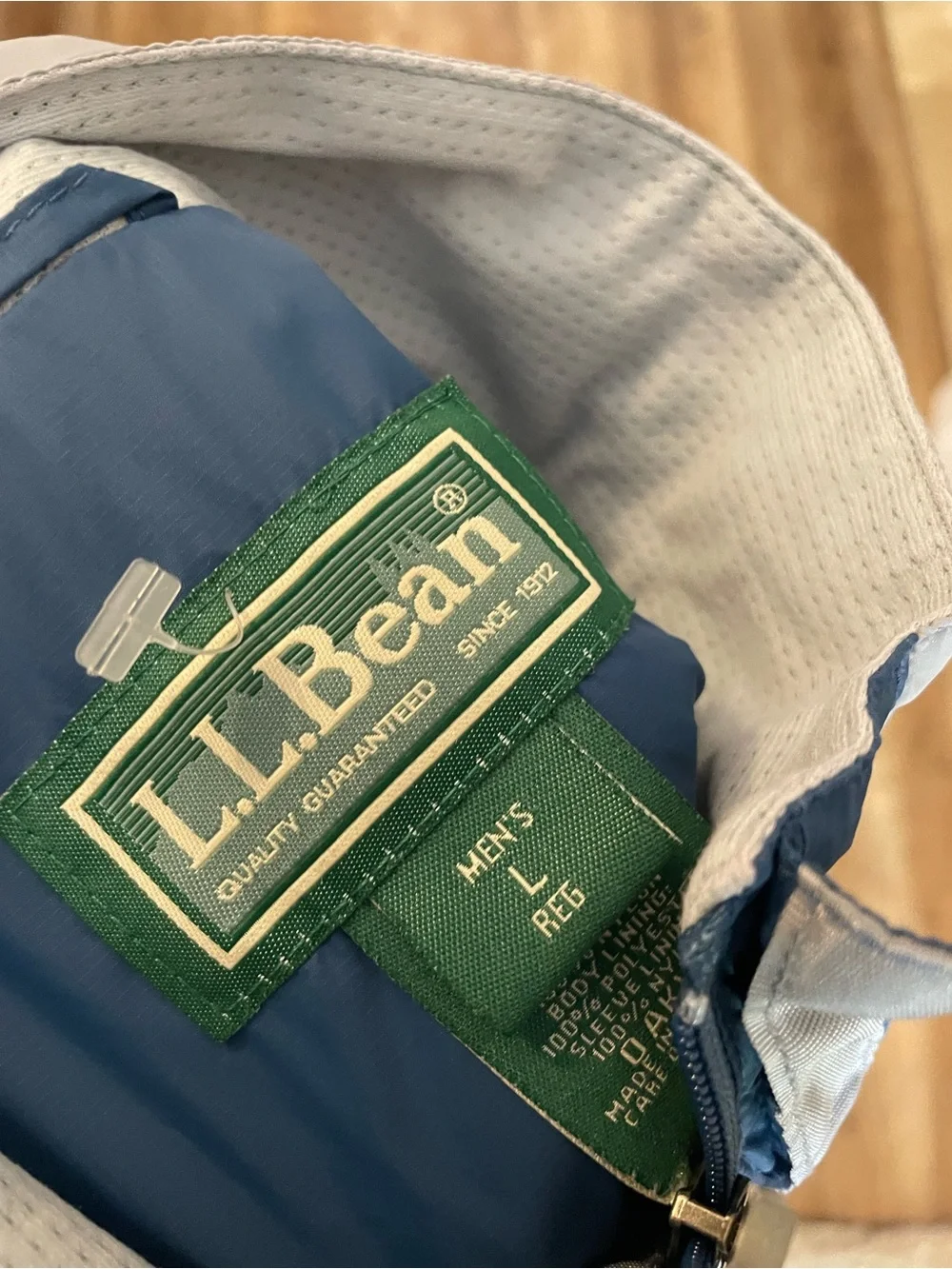 L.L. Bean Zip Up Windbreaker