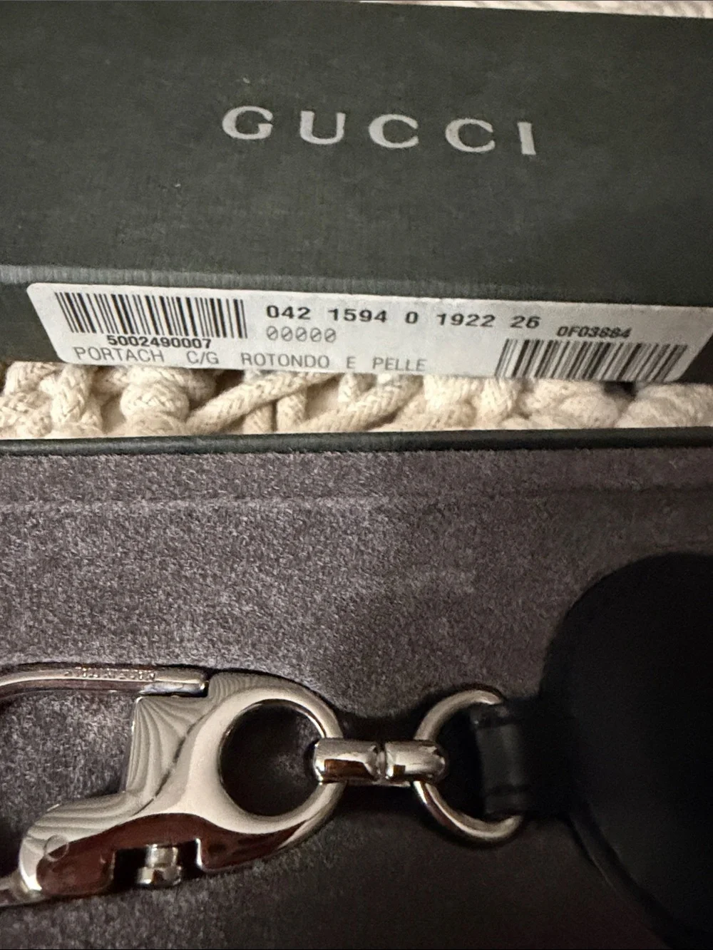 Gucci authentic key