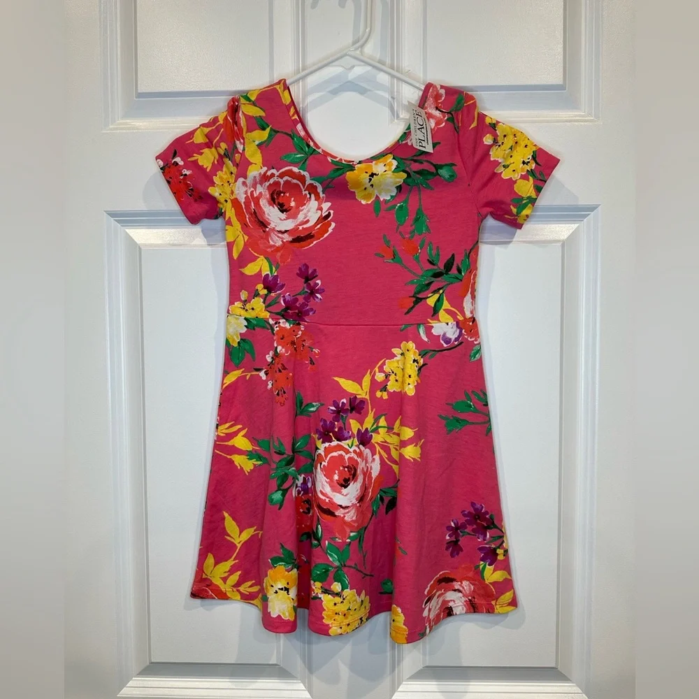The Childrens Place Floral‎ Dress Size 5/6 NWT