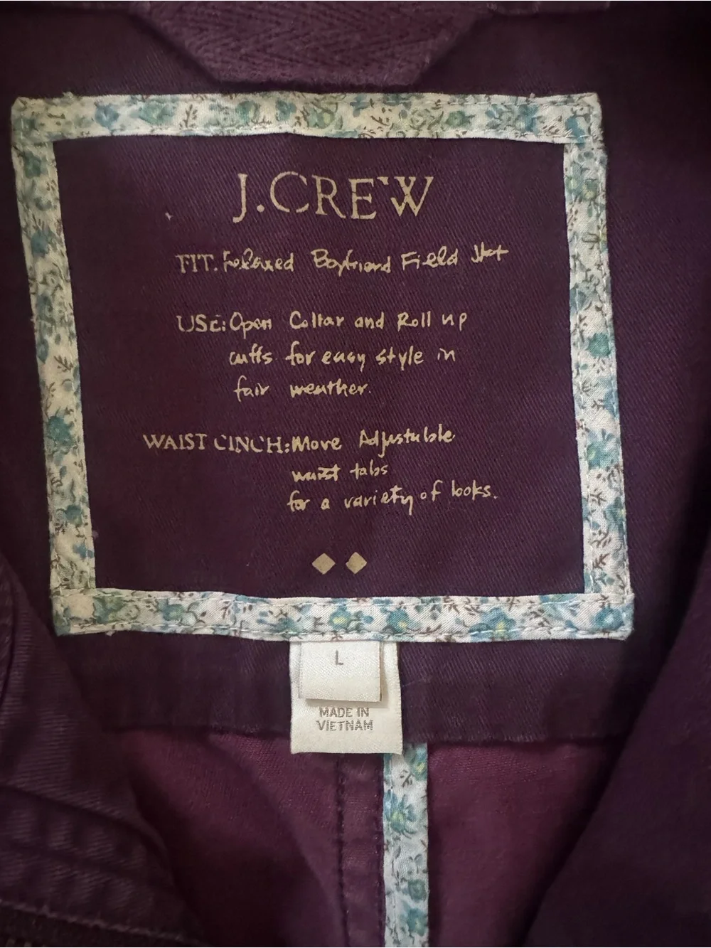 J. Crew add pop