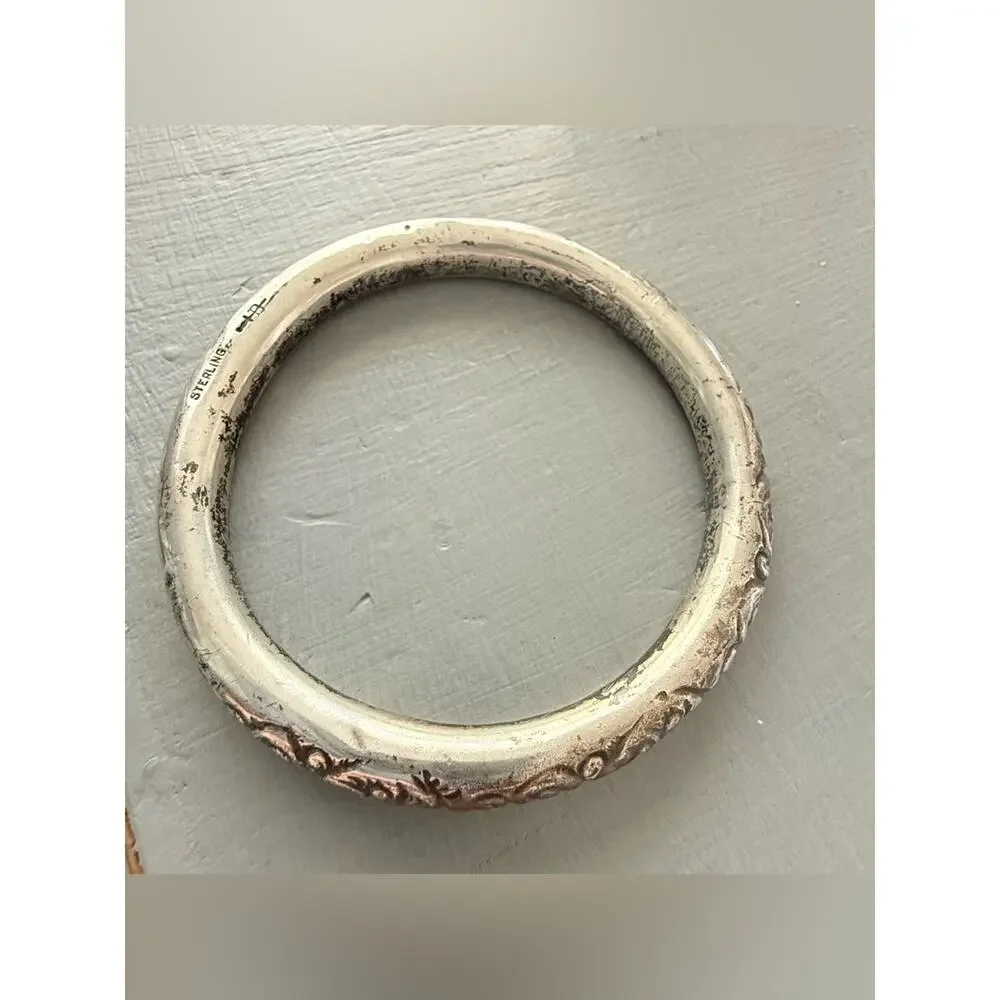 R. Blackinton & Co., 925 Sterling Silver VINTAGE Bangle Bracelet