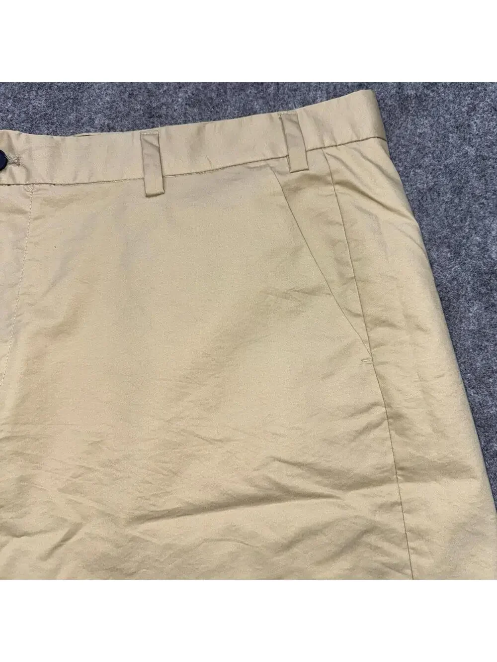 Nautica Navtech Shorts Mens 46 Khaki Performance Stretch Golf Lightweight