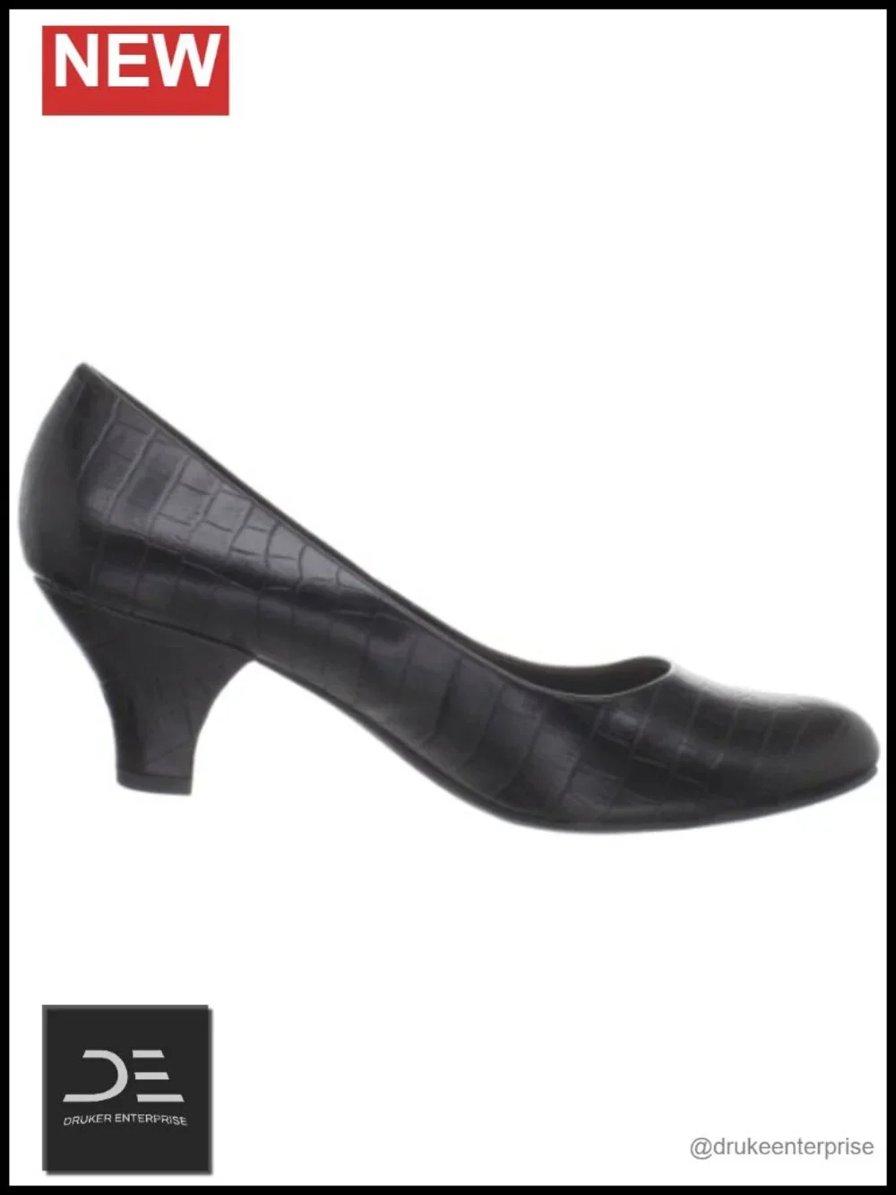 Women's Fabulous Round Toe Dress Pump with Cushioned Insole