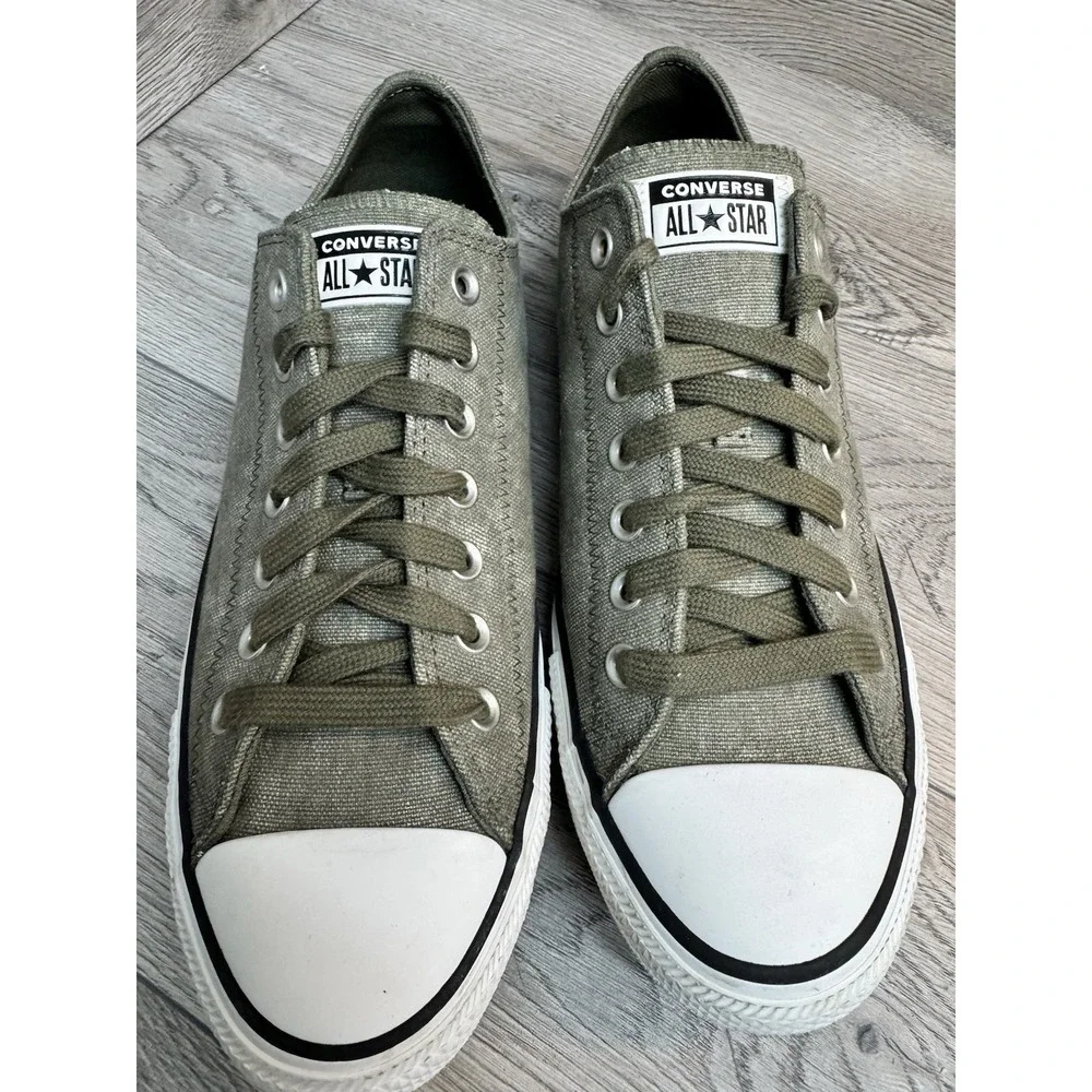 Converse  All Star Lo Olive Green 171063F Men's 10 ~ Women's 12 Sneakers