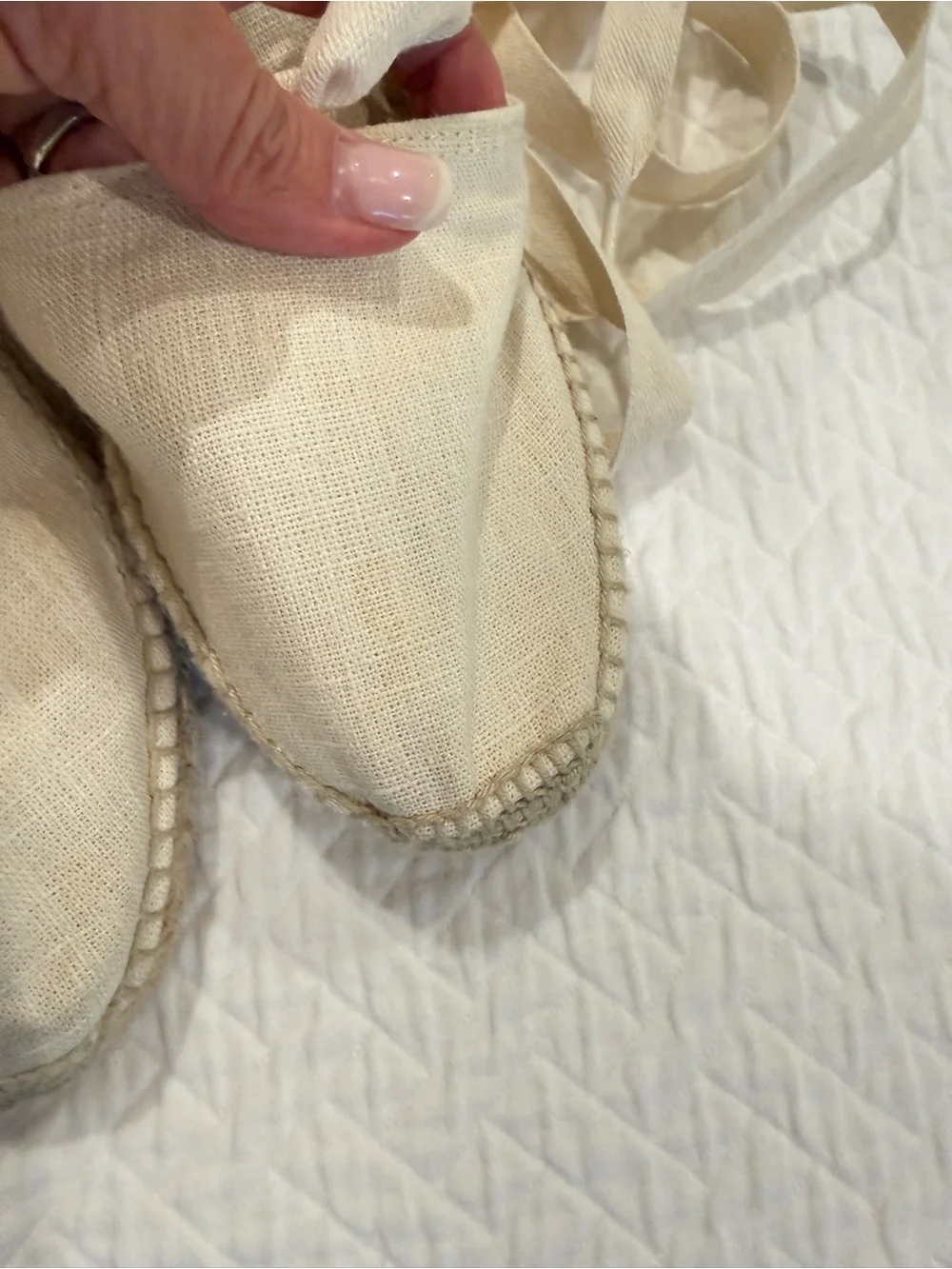 2 Espadrilles classic white