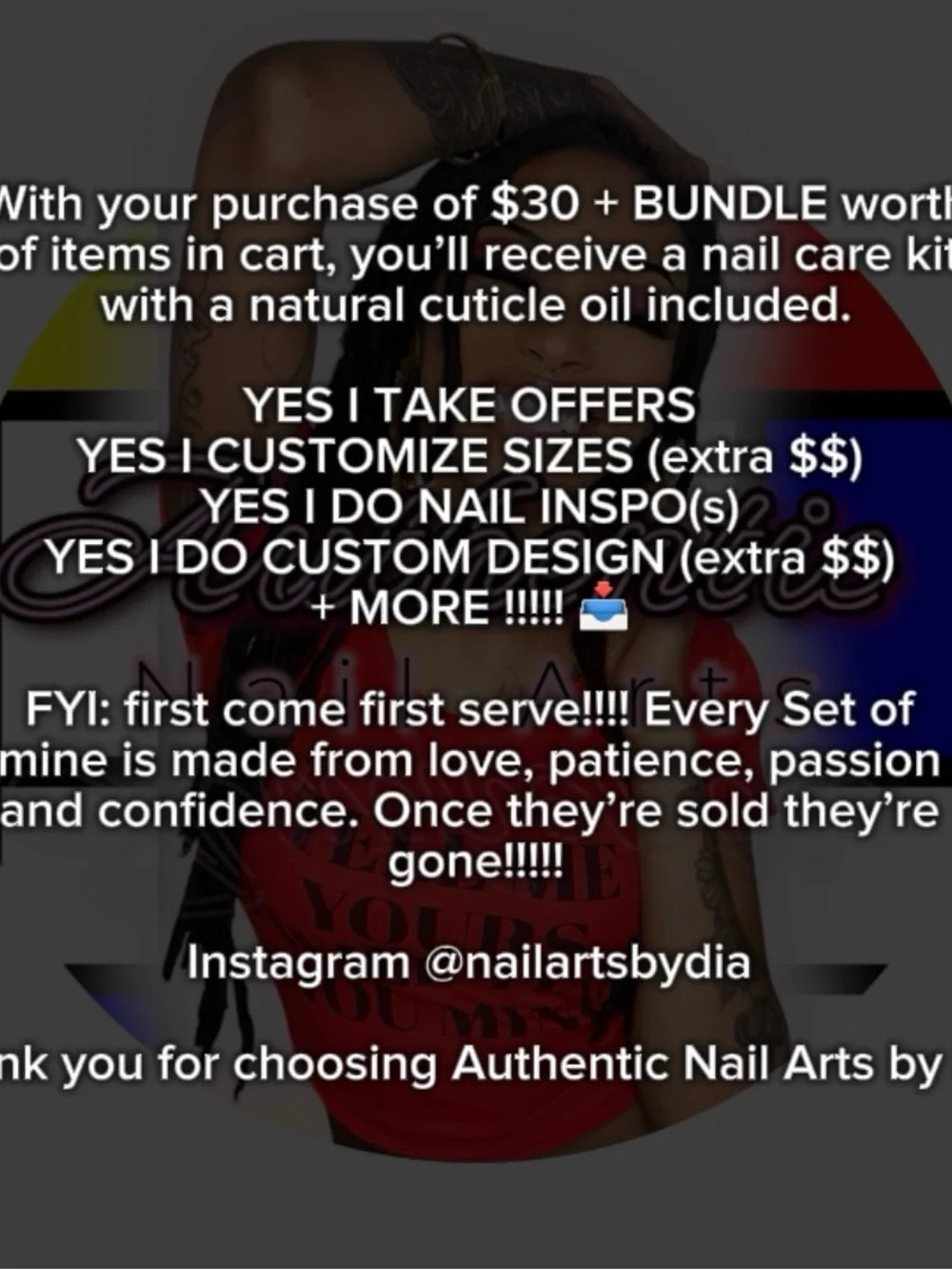 Authentic nail arts by dia professional press