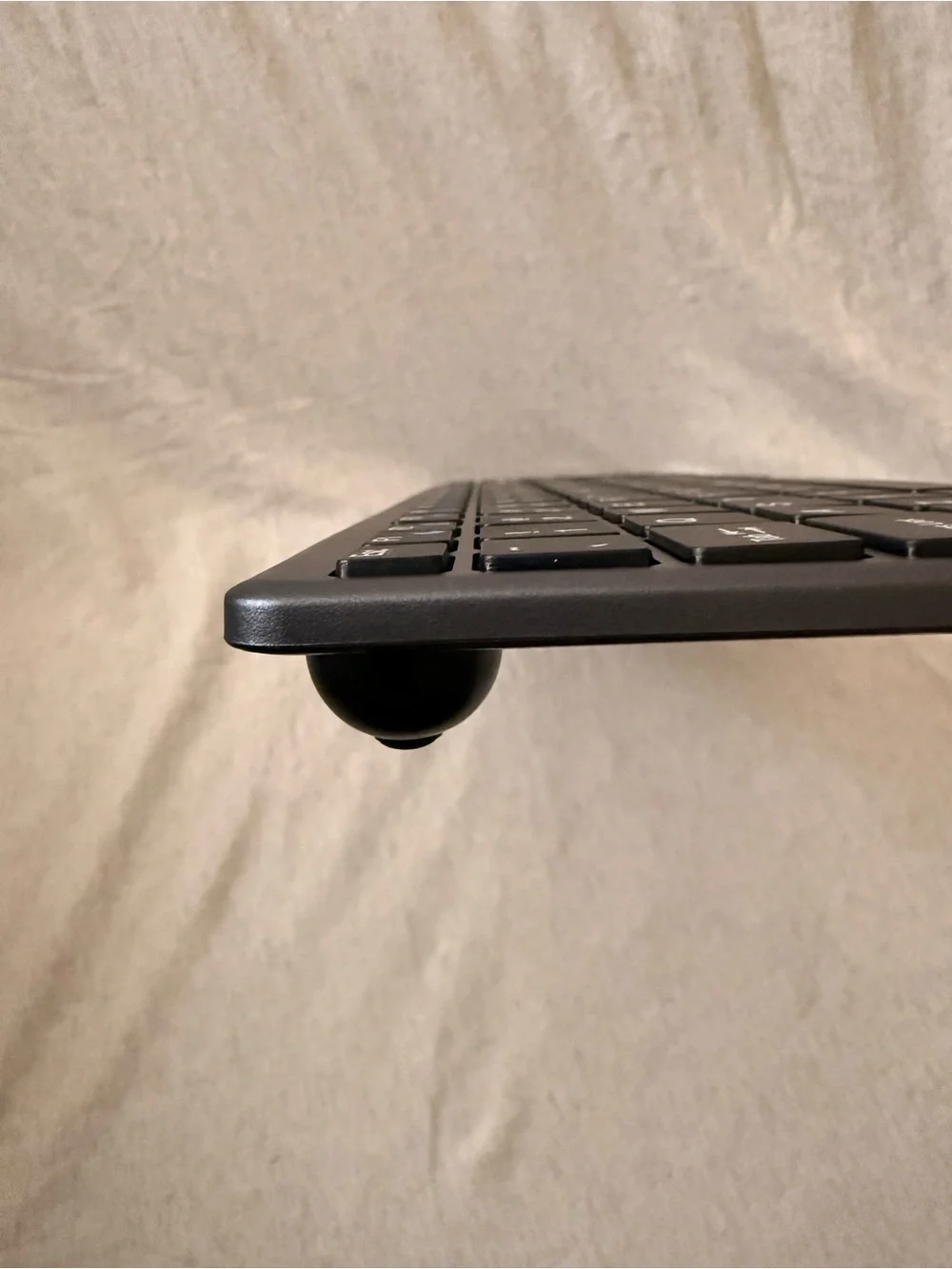 Slim Black Bluetooth Keyboard with Full Layout