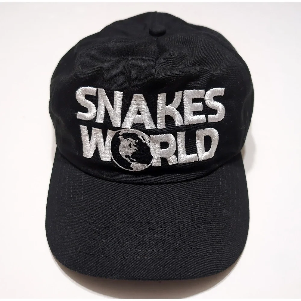 Cheatin SNAKES WORLD Baseball Hat Cap Black ~ Snapback