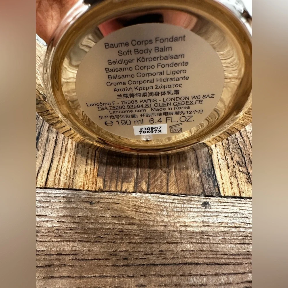 Lancôme Absolue Soft Body Balm gold Jar