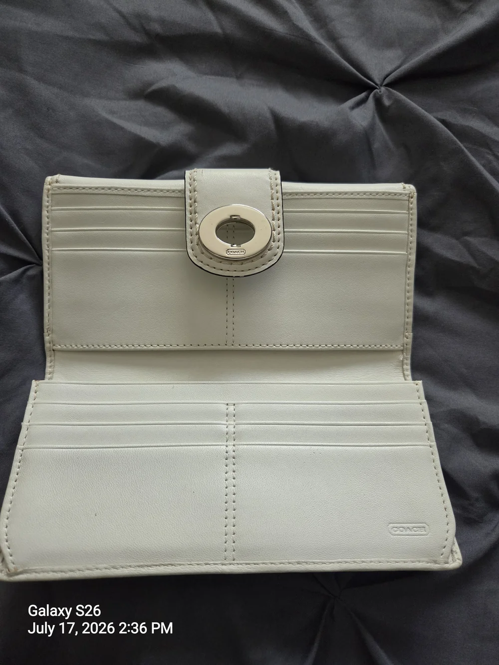 Coach gorgeous white