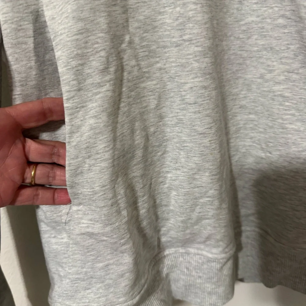 Lululemon Scuba Pullover Heathered Core Ultra Light Grey Workout Athleisure-6