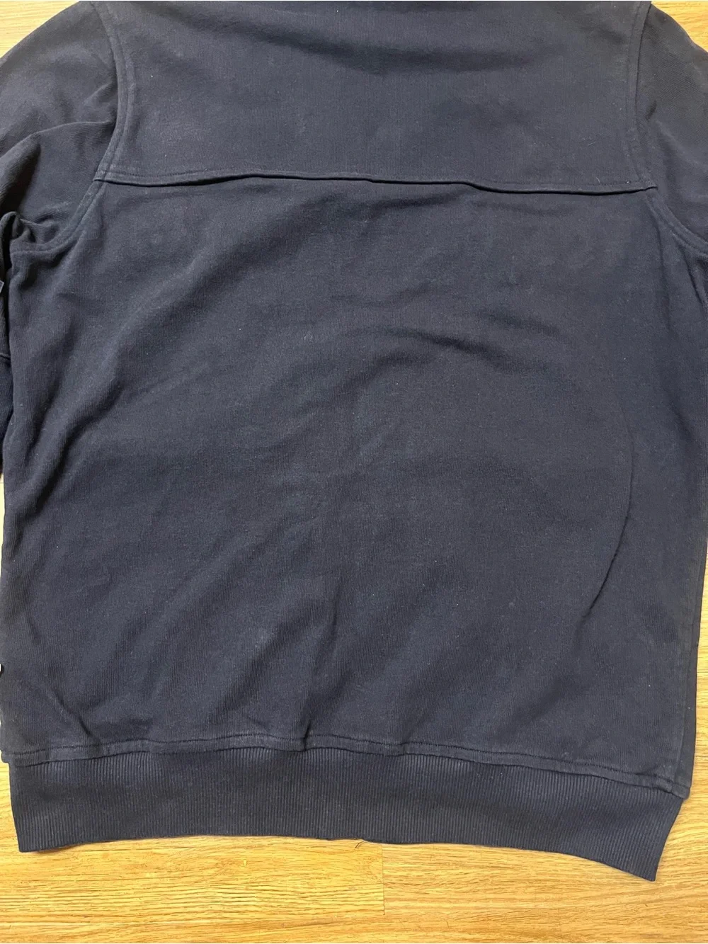Rare Barbour Dept B Cotton Wool Full Zip Hooded Field Jacket Navy Utility Bomber