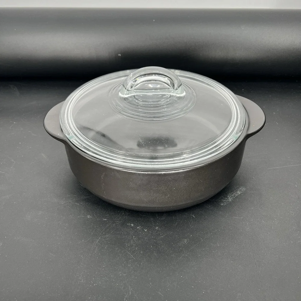 Pampered Chef Rock Crock‎ 2.5qt Everyday Pan With Glass Lid