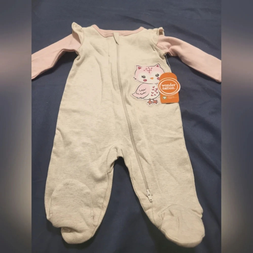 Wonder nation bodysuit NWT owl 0-3months