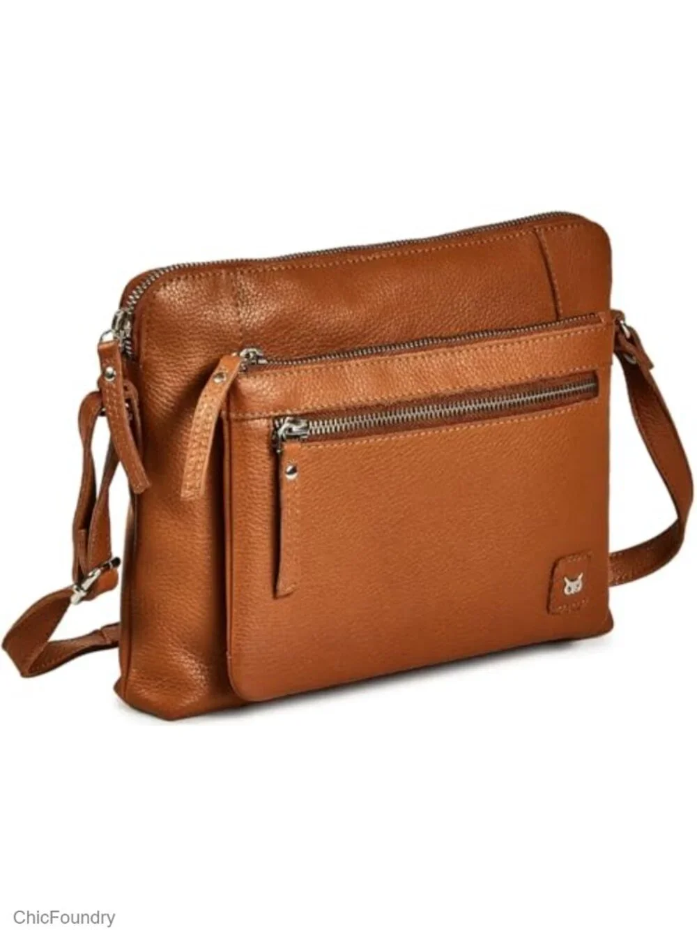 Small Genuine Leather Crossbody Bag with Adjustable Strap Women Sling Purse