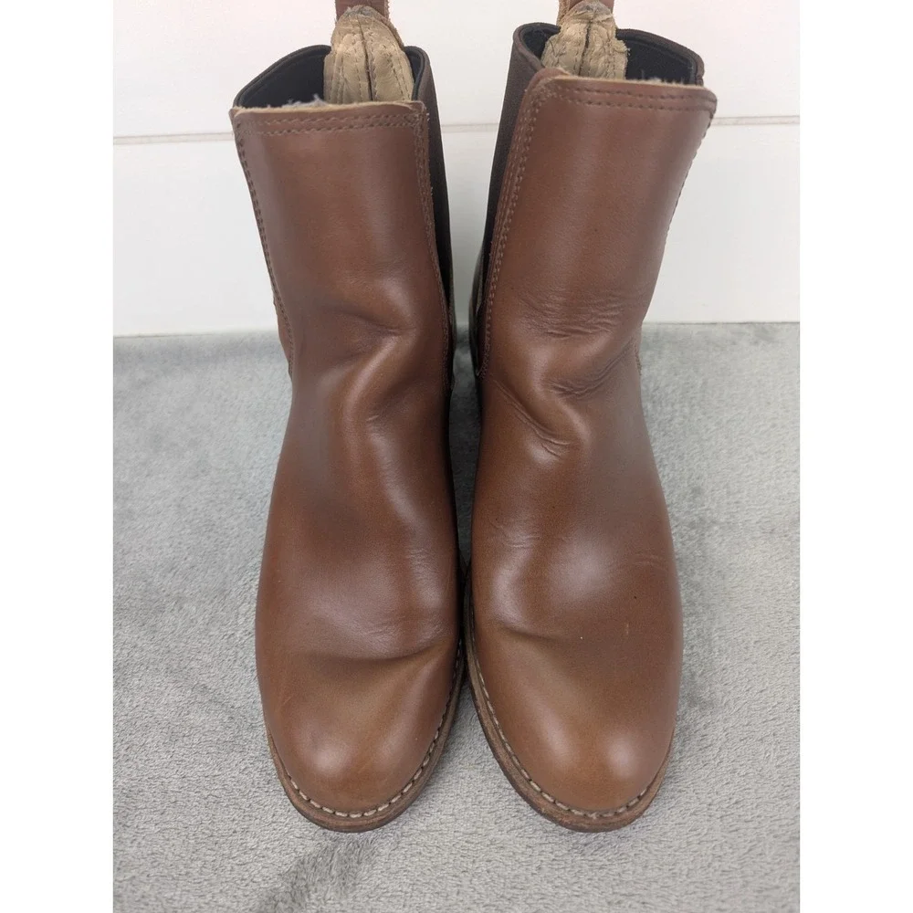 RED WING‎ Heritage Ankle Boots Women 8 B Harriet Chelsea Brown Leather 3390 Heel