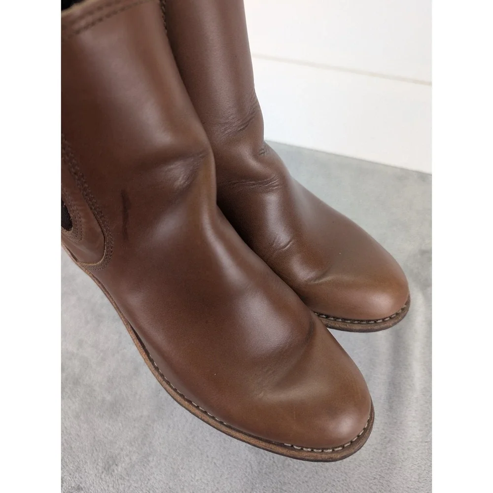 RED WING‎ Heritage Ankle Boots Women 8 B Harriet Chelsea Brown Leather 3390 Heel
