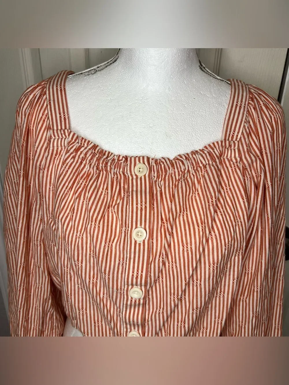 Madewell orange white